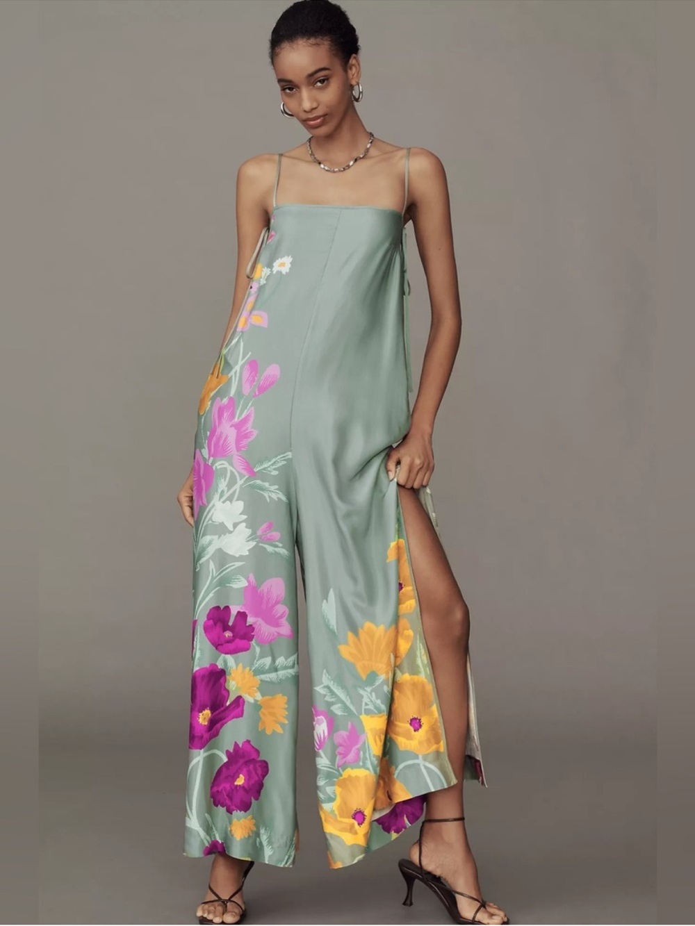 NWT BY ANTHROPOLOGIE-Floral printed JUMPSUIT XS